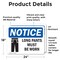 Signmission 18 in Height, 24 in Width, Vinyl Decal, Rectangle OS-2PACK-NS-D-1824-L-15908 - alternate 6